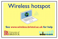 Wireless hotspot poster