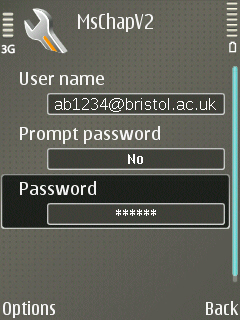 Symbian screenshot