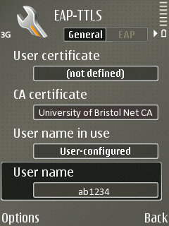 Symbian screenshot