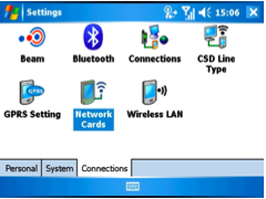 WM2005 Settings window, Connections tab